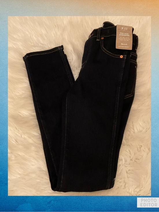 Madewell Denim - Madewell Mid-Rise Stovepipe Jeans - NWT - Size 23